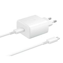 Įkroviklis Samsung EP-TA845 su laidu baltas