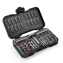 50-in-1 Magnetic Ratchet Screwdriver Set, DIY Ratchet Handle Detachable Multi-functional Tool Set, Portable Repair Tool Set. black