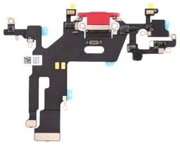 Lanksčioji jungtis skirta iPhone 11 įkrovimo kontaktų, su mikrofonu Red originali (used Grade A)