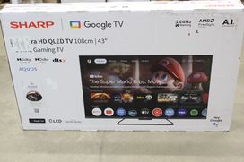 SALE OUT. Sharp 43HR7265E 43" (108cm) QLED 144Hz 4K Ultra HD Google TV, Dolby Vision IQ, Dolby Atmos, Central Stand