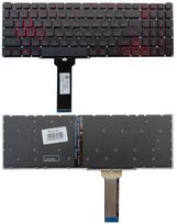 Klaviatūra ACER: Nitro 5 Gaming AN515-54, AN515-55, AN715-51, su pašvietimu