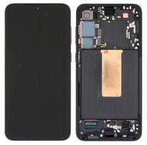 Ekranas tinkantis Samsung S916 S23+ 5G su lietimui jautriu stikliuku ir rėmeliu Phantom Black (used Grade A)