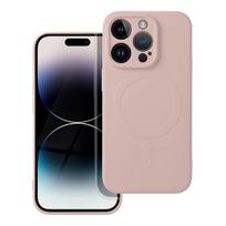 Dėklas iPhone 16 Plus rožinis Silicone Mag Cover (big hole) (MagSafe) skirtas