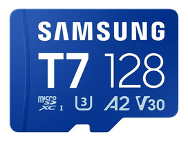 SAMSUNG T7 microSD Memory Card 128GB