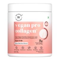 WELLBEING NUTRITION Vegan Pro Collagen Peptides Supplement For Skin And Hair | 100% Plant Based 5G Collagen, Mixed Berries, 200G,Powder
