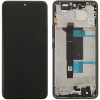 Ekranas tinkantis Xiaomi Redmi Note 15 Pro 4G su lietimui jautriu stikliuku ir rėmeliu Black OLED