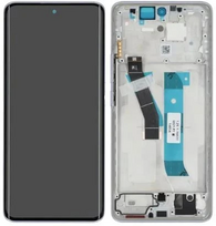 Ekranas tinkantis Xiaomi Redmi Note 15 4G su lietimui jautriu stikliuku ir rėmeliu Purple (service pack)