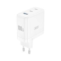 Įkroviklis XO CE35 100W 2xUSB-C/USB-A baltas