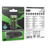 Įkraunamos R3 (AAA) baterijos (2vnt) Hoco (JA4) (2x320mAh)