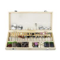 For Dremel Accessory 242Pcs Tool Accessories Set Grinding Polishing Rotating Polishing Kits  Wooden box set