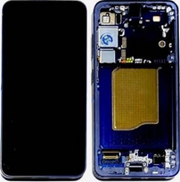 Ekranas tinkantis Samsung S936 S25 Plus su lietimui jautriu stikliuku ir rėmeliu Navy (used Grade C)