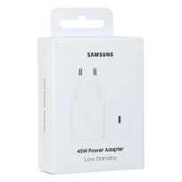 Įkroviklis originalus Samsung (USB-C) EP-T4511NWE (45W) baltas su įpakavimu