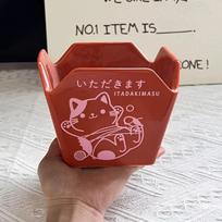 Cartoon Ceramic Bowl Japanese Style Snack Popcorn French Fries Salad Noodle Bowl Tableware Kitchen Items Accessories Gift