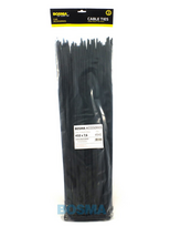 Bosma, kabelio dirželis  7.6x450mm juodas, 100vnt