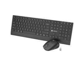 Natec Keyboard and Mouse | Stringray 2 | Keyboard and Mouse Set | Wireless | US | Black