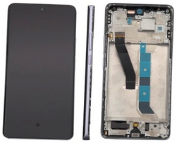 Ekranas tinkantis Xiaomi Redmi Note 15 5G su lietimui jautriu stikliuku ir rėmeliu Mist Purple (service pack)