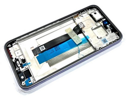 Ekranas tinkantis Xiaomi Redmi Note 15 Pro 5G su lietimui jautriu stikliuku ir rėmeliu Mist Purple (service pack)