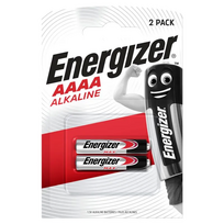 Šarminė baterija LR61/AAAA/LR8D425/25A/FSB2 1.5V 600mAh ENERGIZER (2vnt pakuotėje)