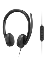 Lenovo Wired VoIP Headset 5000 (Teams) | Built-in microphone | USB Type-A, USB Type-C | Black
