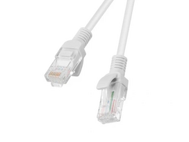 UTP kabelis CAT5 5m Lanberg, PCU5-10CC-0500-S, pilkas