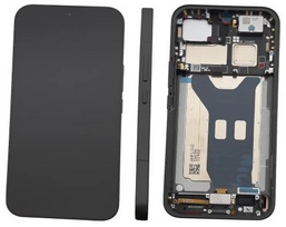 Ekranas tinkantis Xiaomi Poco F8 Ultra 5G su lietimui jautriu stikliuku ir rėmeliu Black (service pack)