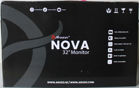 SALE OUT. Arozzi Nova 32" IPS, 180Hz, Computer Monitor - Black | Arozzi | Nova | 32 " | IPS | QHD | 16:9 | 180 Hz | 1 ms