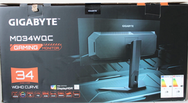 SALE OUT. GIGABYTE MONITOR 34" MO34WQC EK | SALE OUT. MO34WQC EK1 | 34 " | OLED | WQHD | 175 Hz | 0.03 ms | 3440 x 1440 pixels