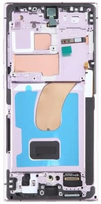Ekranas tinkantis Samsung S918 S23 Ultra 5G su lietimui jautriu stikliuku ir rėmeliu Lavender OLED (1:1 OEM)
