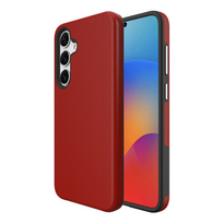 Dėklas Samsung S21 5G raudonas Perfectionists Triangle Case G991