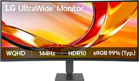 LG 34U620B-B UltraWide | 34 " | VA | WQHD | 21:9 | 144 Hz | 5 ms | 3440 x 1440 pixels | 300 cd/m² | HDMI ports quantity 2