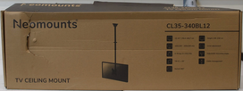 SALE OUT. Neomounts CL35-340BL12 Monitor/TV mount ceiling 1 screen - 23-42" - max 50 kg - VESA 100x100-200x200 - h 106-156 cm -