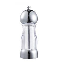 Plastic Clear Mill Grinding Bottle for Sea Salt Manual Black Peppers Mill Convenient Hand Operated Spices Grinder sidabras