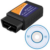 Automobilio gedimų kodų skaitytuvas, skirtas iOS Android, Automobilio priedai, 1 vnt. OBD2 skaitytuvas, Automobilio diagnostikos įrankis, ELM327 WIFI V1.5 OBDII adapteris juoda