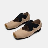 mados Natūralios odos Retro kvadratinės galvos seklios burnos šokių batai Laisvalaikio patogūs madingi Paprasti vėjo kiniški dokumentiniai batai 35Instant delivery black