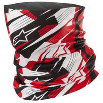 Šildantis šalikas ALPINESTARS BLURRED, spalva balta/juoda/raudona