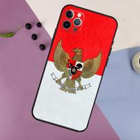 Indonezijos pasas Vėliava Žemėlapis Telefono dėklas iPhone 16 15 13 12 11 14 Pro Max Mini X XR XS Max 7 8 Dangtelis Funda iPhone 15 Pro red