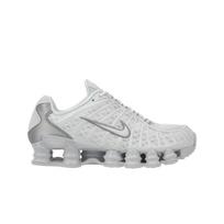 Nike Shox TL Metalinis Sidabrinis Unisex Sportbačiai Balti Balti-Metaliniai-Sidabriniai AV3595-100 40.5 white