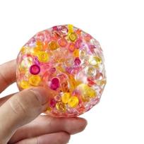 Minkšti kamuoliukai Ledo karoliukai Suspaudžiamas žaislas Super minkštas Mochi Fidget žaislai Lėtai atšokantis žaislas draugui Nerimo atsipalaidavimas Suspaudžiamas dovanų rinkinys beige