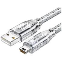Shanze USB 2.0 to Mini-B 5-Pin Data Cable white