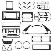 AIRSPEED BMW 5 serijos M5 E39 1998-2003 Priedai Anglies pluošto lipdukas Automobilio oro ventiliacijos anga CD skydelio rankenos vidaus apdailos dangtelis Armrest Front Black black