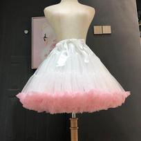 Moteriški apatiniai sijonai Lolita Tutu Sijonas apatinis sijonas Trumpas Crinoline Cosplay Kawaii Cute one size rožinė