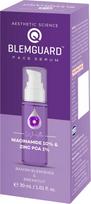 COSMOQ Blemguard Face Serum 30ml | 10% Niacinamide & Zinc PCA 1% | Serum for Oily Skin & Uneven Skin Tone | Helps with Oil Control & Pore Appeara