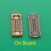 10-30pcs For Samsung Galaxy S24/S23/S23U/ Note20 / Note 20 Ultra / On Board Flex WiFi Antenna FPC Connector 10Pcs On Board gray