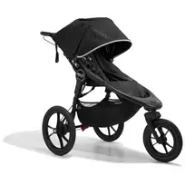 Universalus bėgimui skirtas vežimėlis Baby Jogger Summit X3 su lopšiu, Midnight Black