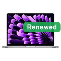 Apple Renewed Grade A | MacBook Air (13-inch, M3, 2024)‎ A3113 | 13.3 " | 8GB | SSD | 256GB | Apple M3 8-core CPU | macOS | Keyboard language US