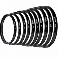 49 mm UV filtras, ultravioletinis objektyvo filtras, fotoaparato objektyvo apsauginis filtras, UV lęšio filtras, objektyvo apsaugos filtras