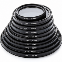 CPL poliarizacinis filtras 67 mm, apskritas objektyvo CPL filtras fotoaparatui, apskritasis poliarizacinis objektyvo filtras
