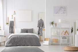 Kayoom patalynės komplektas Florence 125-FR, 220x240, 3 dalių, pilkas/baltas