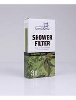 Vitaminų filtrai dušui Aroma Sense EUCALYPTUS 3 vnt.