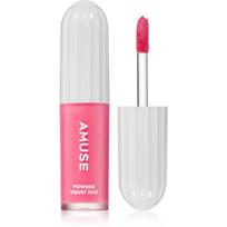 AMUSE Powder Velvet Tint ilgai išliekantys skystieji lūpų dažai , matinio efekto atspalvis 02 Peanut Coral 3.3 g